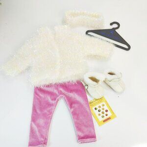 American Girl Snowball Outfit 1998 Pleasant Company Leggings Sweater Boots